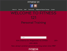 Tablet Screenshot of fit121.com